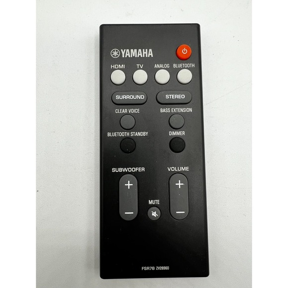 Yamaha Other - Yamaha ATS-1070 Soundbar Remote Only FSR78 ZV28960